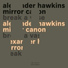 Alexander Hawkins Mirror Canon